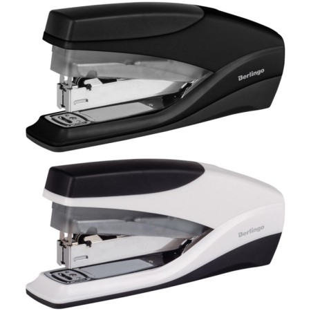 Stapler No. 24/6 to 30 sheets, Berlingo, plastic case, energy -saving, mix