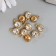 Decor for creativity Metal "Diamond in the frame" set of 10 pcs 0.6x0.6 cm