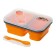 Silicone TRAMP TRC-090, 2 compartments with a loser, orange, 900ml