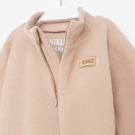 Combineson children's minku is beige color, size 74-80-4
