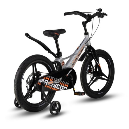 Bicycle 18 ’’ maxiscoo Space Deluxe, color gray pearls-3