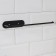 Holder for paper towels of a suspended share 26 × 1.5 × 12 cm, black color