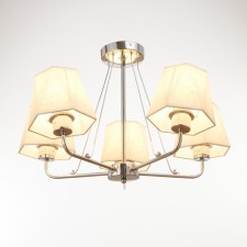 Люстра 85204/5 5х60Вт Е27 хром 34х16х26 см