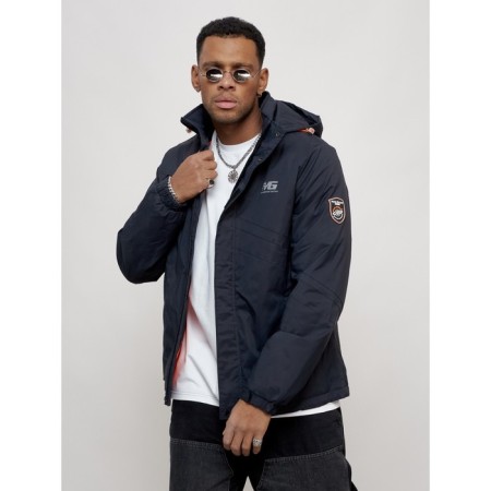 Sports male jacket, size 56, dark blue color-12