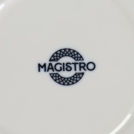 Набор блюдец фарфоровых Magistro Mediterana, 2 предмета: 16×15 см, цвет бежевый-7