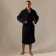 Wafel dressing gown men's SL Home: Basic "Dark Mare", size M, 100% cotton, 300 g/m2