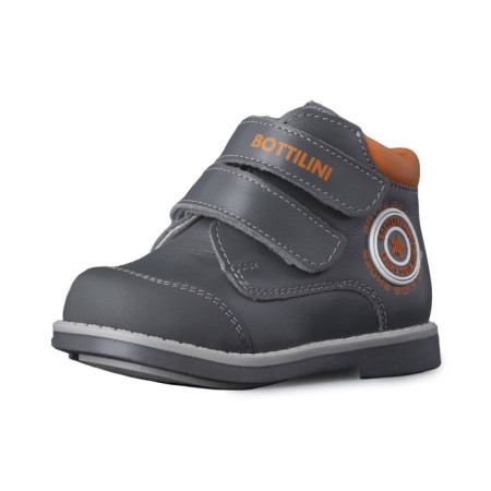 Baby boots, size 25, dark gray color-1