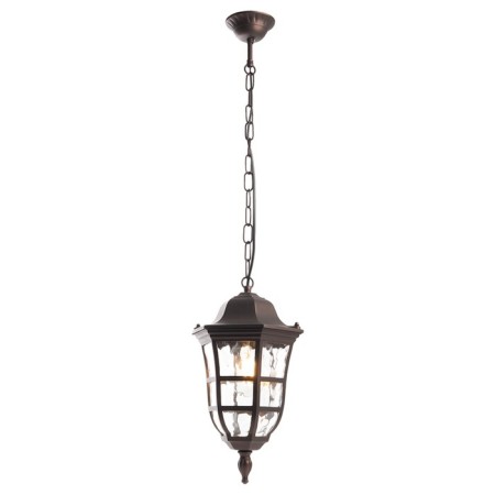 Garden-park lamp Feron PL695, IP44, E27, 60 W, 205x205x840 mm, brown color-5