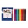 Pencils 24 colors BrunovisConti Easycolor, three -sided