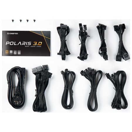 CHIEFTEC POLARIS 3.0 1050W ATX PPS-1050FC-A3 Gold power supply-5