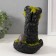 New Year's piggy bank "Mini gummi" 12x12x17 cm, black and green