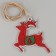 New Year's decoration from EVA "Deer", on an adhesive basis