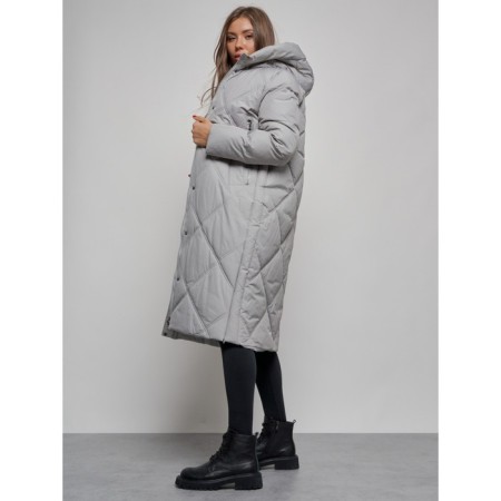 Coat insulated winter female, size 50, color gray-11