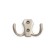 Furniture tundra COMTRARY KM201ss, two -rod, satin nickel color