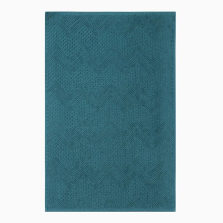 Terry "pattern", emerald color, 70x130 cm, cotton, 450g/m-1