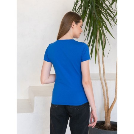 Female T -shirt, size 48, blue color-4