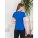 Female T -shirt, size 48, blue color