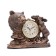 Table hours "Fireplace. Lear", discrete move, 23 x 8.7 x 19 cm, D-7 cm
