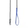 Metal leash, 120 cm x 2 mm, black