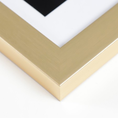 Photo frame Plastic "Gloria" 10x15 cm, with a pass, gold-2