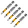 DENZEL BIT set 7711320, steel S2, T20 x 2 mm, 5 pieces