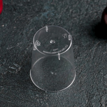Plastic disposable “Crystal” pile, 20 ml, transparent color-7