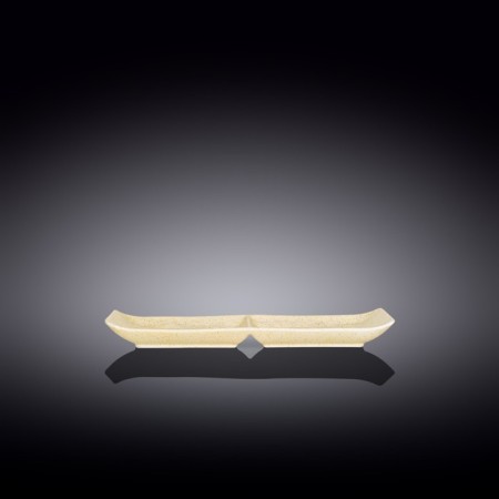 Rectangular dish Wilmax England Sand Stone, size 27x13 cm-1