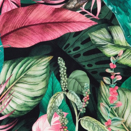 Apron "Ethel" Tropical Parrots 60*70 cm, 100% cotton, sarzha 190 g/m2-3