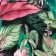 Apron "Ethel" Tropical Parrots 60*70 cm, 100% cotton, sarzha 190 g/m2