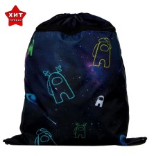 A bag for shoes with a pocket of 420 x 340 mm, calligrata MSO-7C, (soft polyester, density 210D), 