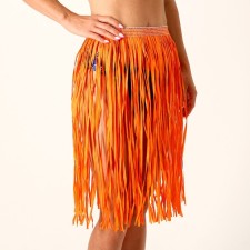 Hawaiian skirt, 60 cm, orange color