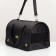 Bag - Animal carrying "Lux", PVC, Jacquard, 46 x 28.5 x 30 cm, black