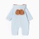 Overalls for the boy, the color is blue, height is 74 cm