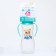 A bottle for feeding "Trend. Kotorusalka ”, classic throat, 250 ml., From 3 months, fitted, with handles, pink color