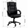 Armchair for the head of Brabix Bliss MS-004, 6 massage modules, eco-leather, black