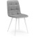 Stools on a metal frame chilli to metal/velor, white/gray 44x50x85 cm