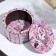 Casket Round "Pink", D-20cm, H-12.5cm