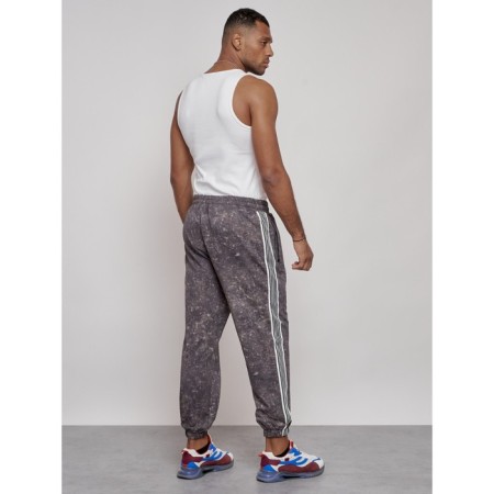 Joggers male, size 50, dark gray color-16