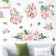 Interior color sticker "Flamingo in colors" 48x62 cm