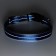 Collar of the reflective "Neon", width 2.5 cm, blue
