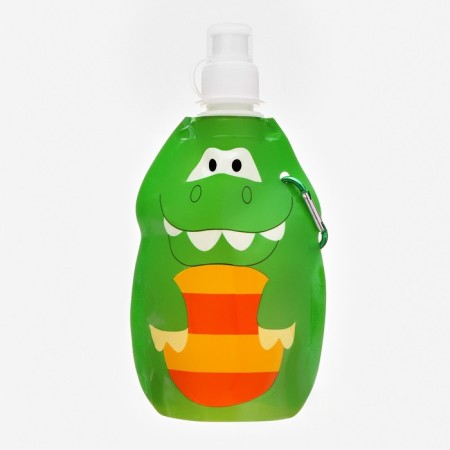 Water flask, 280 ml, "crocodile", on carbine, 22 x 12 cm