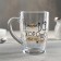 Glass mug “Wishes”, 300 ml, MIX drawing