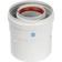 The chimney element coaxial stout SCA-6010-210100, adapter for the boiler vertical, 60/100
