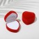 The case is velvet under the ring “Heart with a frame of dots” 5 × 5, the color is red