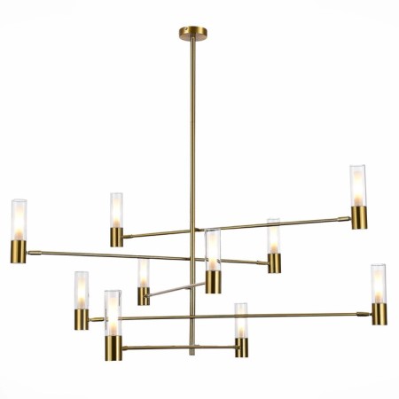 Ceiling Ceiling ST LUCE. SL1239.303.10. Vitra. 10x5 watts, G9, 4000k, 125x125x13 cm, brass color-3