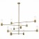 Ceiling Ceiling ST LUCE. SL1239.303.10. Vitra. 10x5 watts, G9, 4000k, 125x125x13 cm, brass color