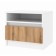 Tumbling bedside sail, 500x400x430, white/ Votan