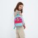 Bulk textile backpack with pocket "Magic Horse", a reflector. Elements, 27x23 x 10 cm
