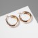 Canyon rings thickened line, d = 2.5, color gold