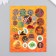 Decor for creativity cardboard "Chips and buttons. Africa" ​​24 pcs 13x16.5 cm